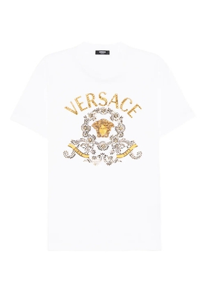 Versace embroidered T-shirt - White
