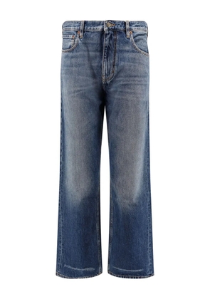 Valentino Garavani logo-patch jeans - Blue