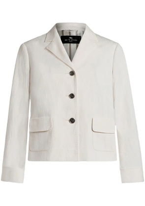 ETRO jacquard-pattern jacket - White