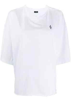 COUNTY OF MILAN oversized Flower print T-shirt - White