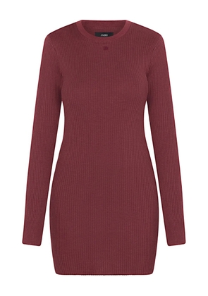 AMIRI long-sleeve mini dress - Red