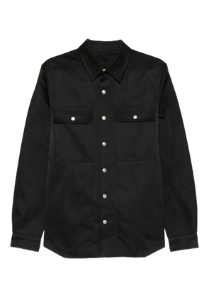 Rick Owens pocket outer shirt - Black