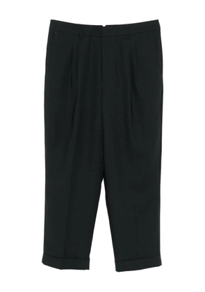 AMI Paris pleated cropped trousers - Grey