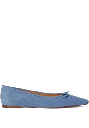Polo Ralph Lauren pointed bow ballet flat - Blue