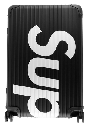 Supreme logo print suitcase - Black