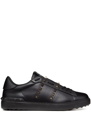 Valentino Garavani Rockstud Untitled leather sneakers - Black