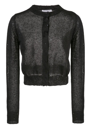 Brunello Cucinelli sequin embellished cardigan - Black