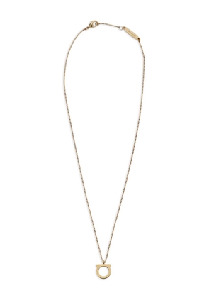 Ferragamo large Gancini pendant necklace - Gold