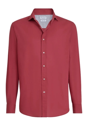 Brunello Cucinelli cotton shirt - Red