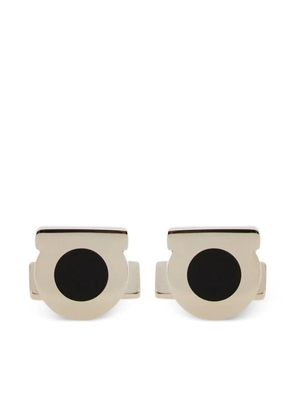 Ferragamo gancini silhouette cufflinks - Silver