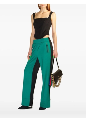 Sara Battaglia square-neckline corset top - Black