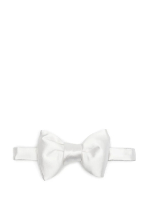 TOM FORD satin bow tie - White