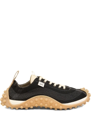 AMI Paris Mirage mesh sneakers - Black