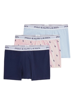 Polo Ralph Lauren logo-waistband boxers (pack of three) - Blue