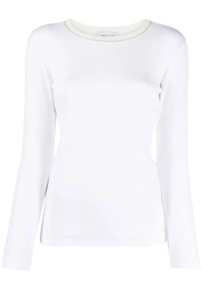 Fabiana Filippi contrast-trim sweater - White
