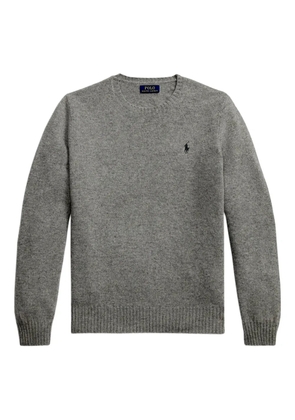 Polo Ralph Lauren long-sleeved logo-detail sweater - Grey