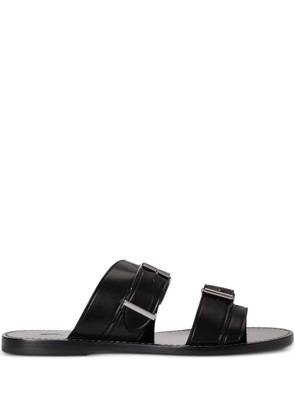 Polo Ralph Lauren toe-strap-detail flat sandals - Black