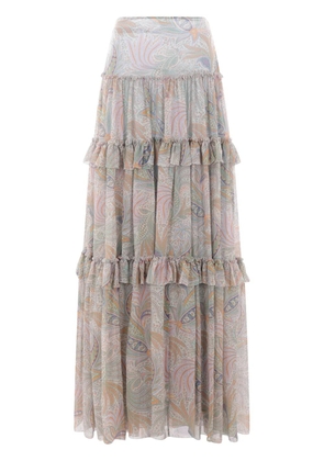 ETRO printed maxi skirt - Neutrals