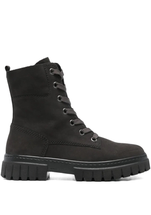 GABOR lace-up chunky-sole boots - Grey