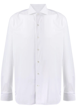 Orian plain long-sleeve shirt - White