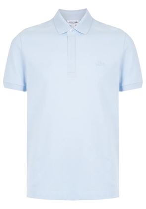 Lacoste logo-patch short-sleeve polo shirt - Blue