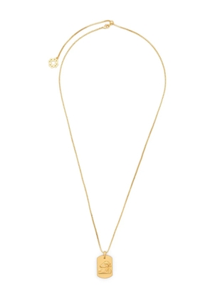 Maje capricorn zodiac-design necklace - Gold