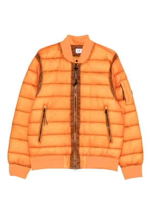 C.P. Company lens-detail padded jacket - Orange
