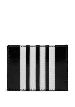 Thom Browne 4-Bar leather card holder - Black