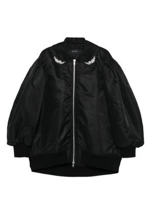 Simone Rocha embellished bomber jacket - Black