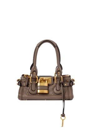 Chloé small Paddington letaher tote bag - Grey