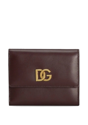 Dolce & Gabbana DG-plaque wallet - Red