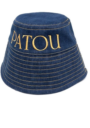 Patou Patou denim bucket hat - Blue