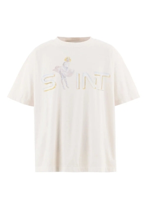 SAINT MXXXXXX graphic-print cotton T-shirt - White