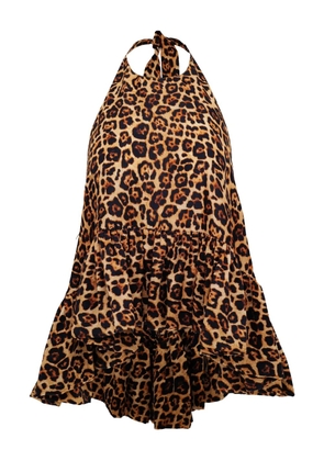 AZEEZA Winston silk top - Brown