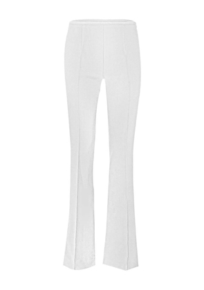 Michael Kors Collection Brooke high-waisted flared trousers - White