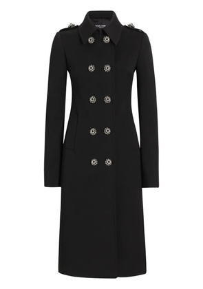 Dolce & Gabbana double-breasted coat - Black