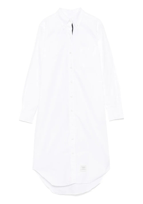Thom Browne cotton shirt dress - White