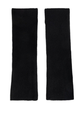 Lisa Yang ribbed gloves - Black