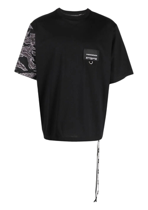 Mastermind World camouflage-print short-sleeved T-shirt - Black