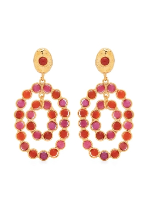 Sylvia Toledano Gina stone-embellished earrings - Pink