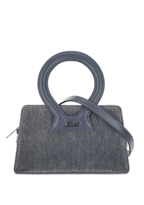 LUAR Enzyme round-handle logo tote bag - Grey