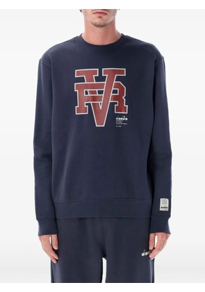 Diadora Valley graphic-print sweatshirt - Blue