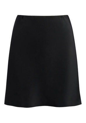 12 STOREEZ silk mini skirt - Black