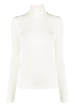 Majestic Filatures roll-neck knitted top - Neutrals