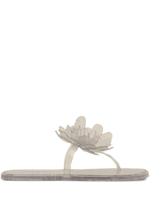 FARM Rio flower-detail sandals - White