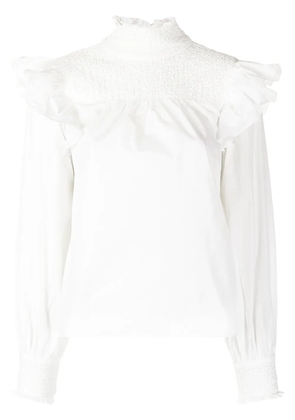 Cinq A Sept River ruffled blouse - White