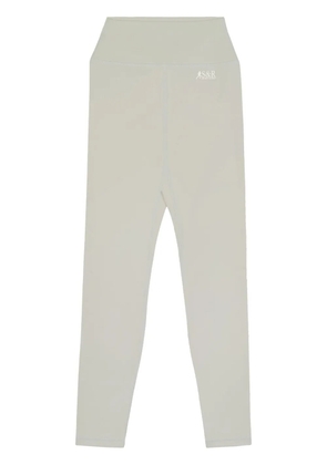 Sporty & Rich Action logo-print leggings - Neutrals