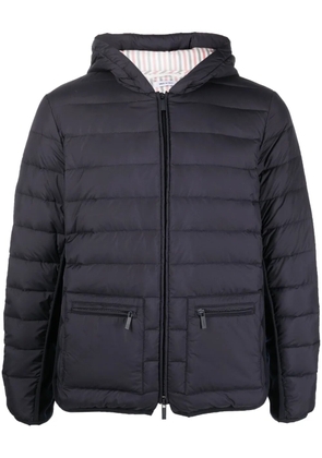 Thom Browne zip-front padded jacket - Blue