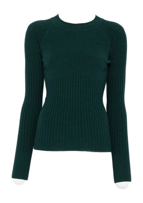Patrizia Pepe ribbed sweater - Green