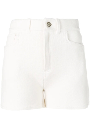 Barrie high-waisted knit shorts - Neutrals